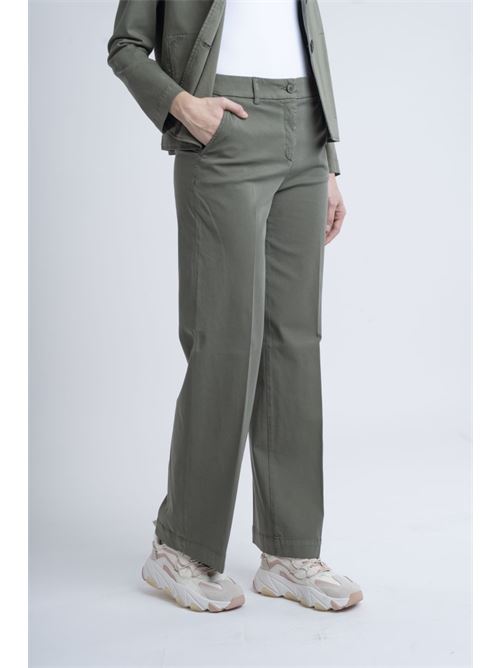 Pantalone ampio in cotone VIA MASINI 80 | P26M622LE840